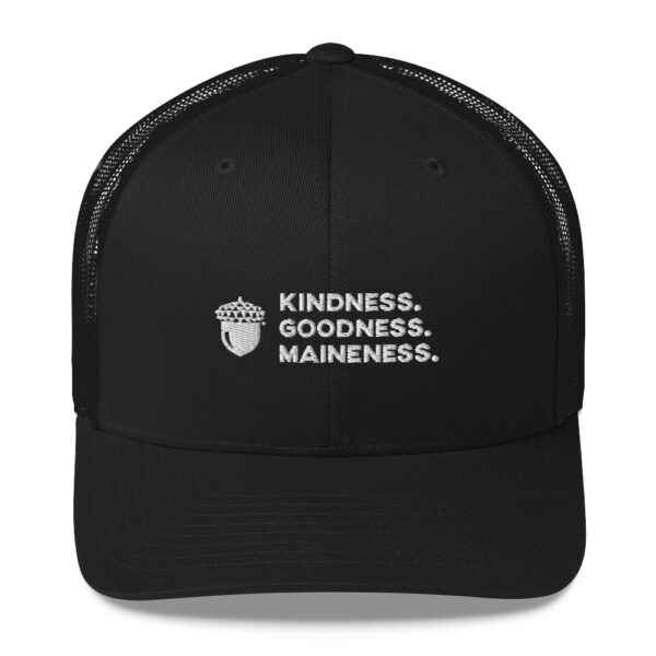 Kindness. Goodness. Maineness. Cap - Image 2